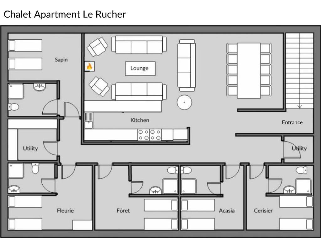 Appartement Ruttenets - Hyper Centre Morzine Exterior photo